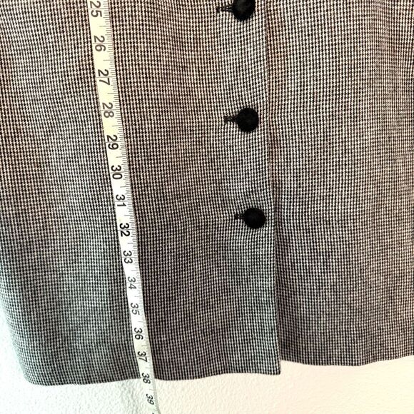 Vintage KGR Plaid Sleeveless Button Down Dress Size 16 - Picture 4 of 9